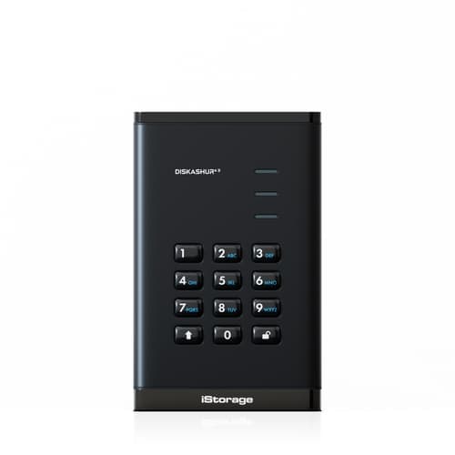 Istorage Diskashur3 Hdd 256-bit 4tb Musta – Istorage