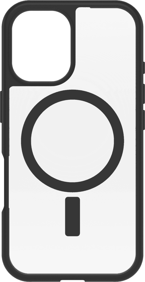 Otterbox React Magsafe Iphone 16 Läpinäkyvä, Musta – Otterbox