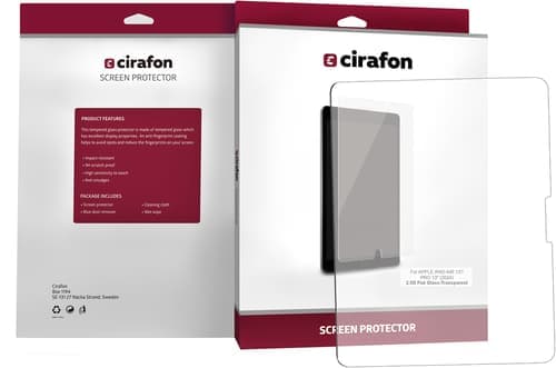 Cirafon Glass Plus - Premium Näytönsuojat Ipad Air 13" (m2), Ipad Air 13" (m3), Ipad Pro 13" (m4), Ipad Pro 13" (m5) – Cirafon