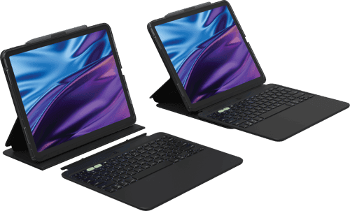 Zagg Pro Keys 2 Ipad Air 13" (m2), Ipad Air 13" (m3), Ipad Air 13" (m4) Pohjoismainen Musta – Zagg