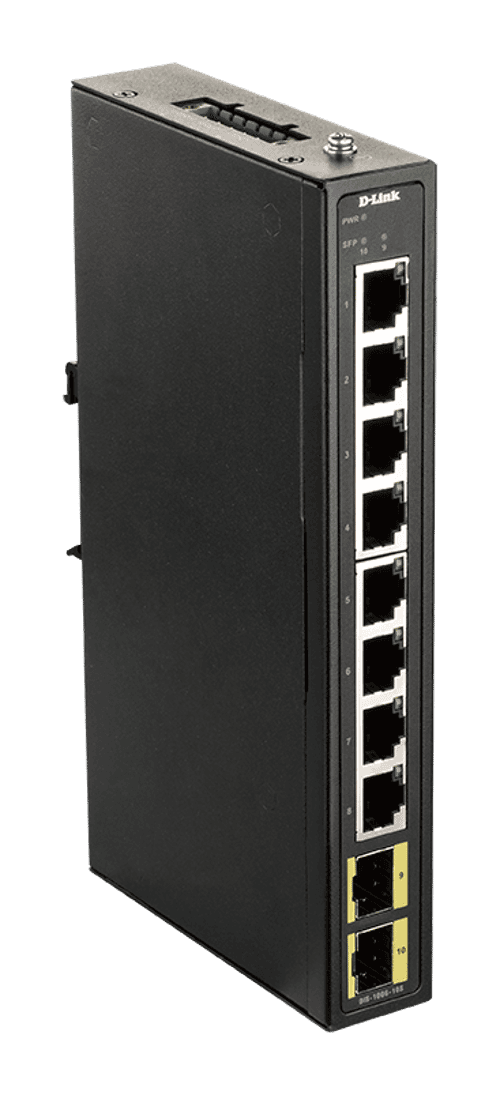 D-link Dis-100g-10s 8-port Industrial Switch – D-Link