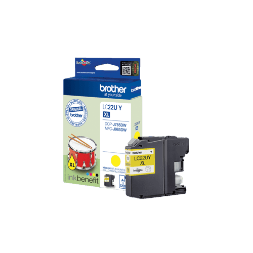 Brother Muste Keltainen Xl 1.2k - Dcp-j785dw/mfc-j985dw – Brother