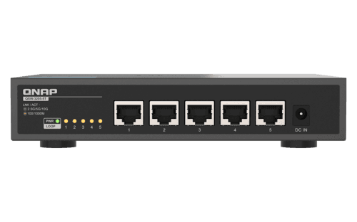 Qnap Qsw-3205-5t 5-port 10 Gigabit Switch – QNAP