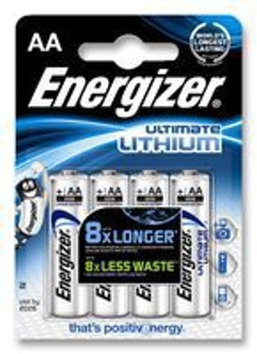Energizer Akku Ultimate Lithium Aa/lr6 4-pack – Energizer