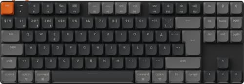 Keychron K1v6 Rgb Aluminum Hot Swap Qmk Johdollinen Ja Langaton Keychron Low Profile 2.0 Brown Pohjoismainen – Keychron