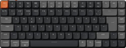 Keychron K3v3 Rgb Aluminum Hot Swap Qmk Johdollinen Ja Langaton Keychron Matala Profiili 2.0 Punainen Pohjoismainen – Keychron
