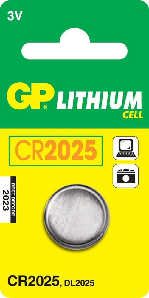Gp Nappiparisto Lithium Cr2025 3v – GP BATTERIES
