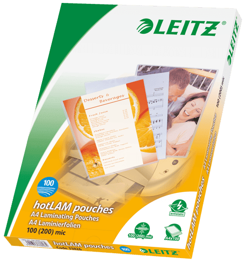 Leitz Laminointitasku 100mic A4 100kpl – Leitz