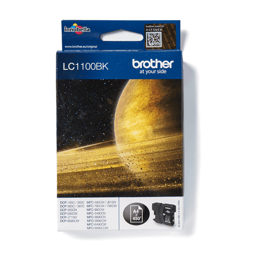 Brother Muste Musta - Lc1100bk 450 Pages – Brother