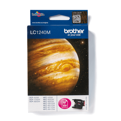 Brother Muste Magenta Lc1240m - Mfc-j6510dw – Brother