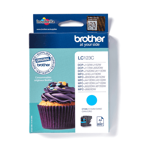 Brother Muste Syaani Lc123c - Mfc-j4510dw – Brother