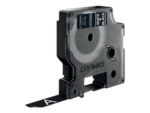 Dymo Tape D1 12mm Valkoinen/musta Durable – Dymo