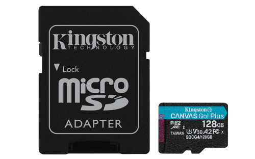 Kingston Canvas Go Plus Gen4 128gb Microsd Uhs-i – Kingston