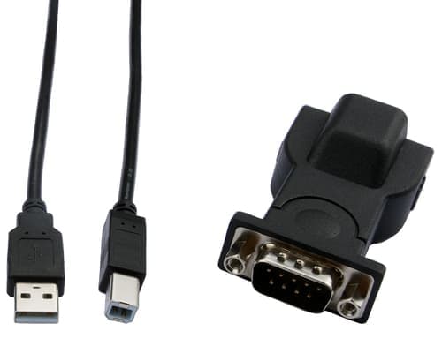 Prokord Usb–rs232-sovitin Db9 (0,35 M) 0.35m Usb-a Db9 Musta – Prokord