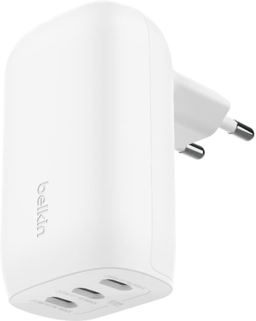 Belkin 3-port Usb-c Wall Charger Valkoinen – Belkin