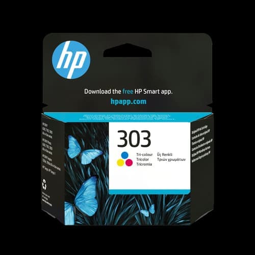 Hp Muste Tri-color 303 4ml - Envy Kuva 62xx/71xx/78xx/tango – HP
