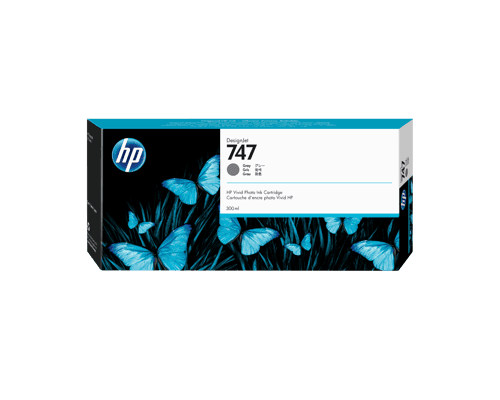Hp Muste Harmaa 747 300ml - Dj Z9+ – HP