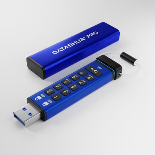 Istorage Datashur Pro Usb-muisti 128 Gb Usb A-tyyppi 3.2 Gen 1 (3.1 Gen 1) Sininen 128gb Usb-a Sininen – Istorage