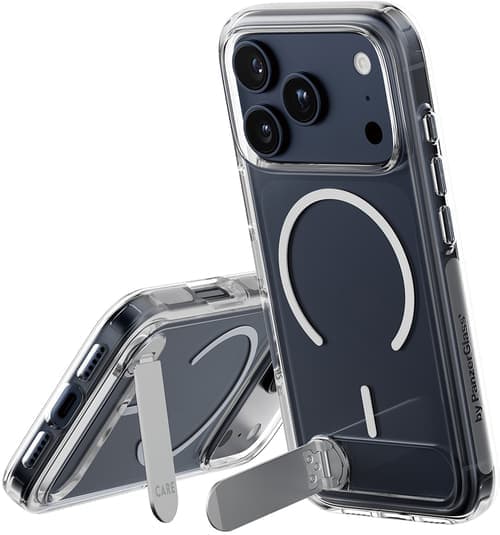 Panzerglass Care Feature Case Kickstand/magsafe Iphone 17 Pro Läpinäkyvä – Panzerglass