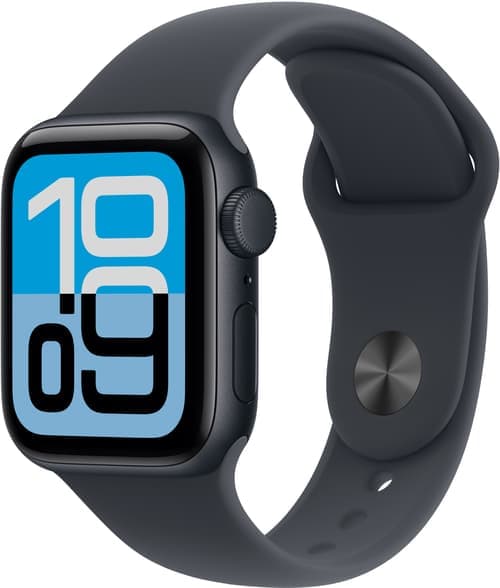 Apple Watch Se 3 Gps 40mm Midnight Aluminium Case With Midnight Sport Band - S/m – Apple