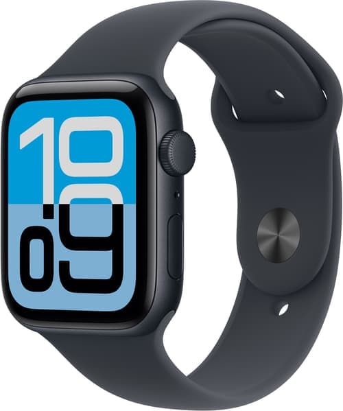 Apple Watch Se 3 Gps 44mm Midnight Aluminium Case With Midnight Sport Band - S/m – Apple