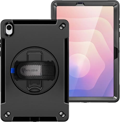 Armor-x Rainproof Military Grade Rugged Case With Hand Strap And Kick-stand Samsung Galaxy Tab S11 Musta – Armor-X