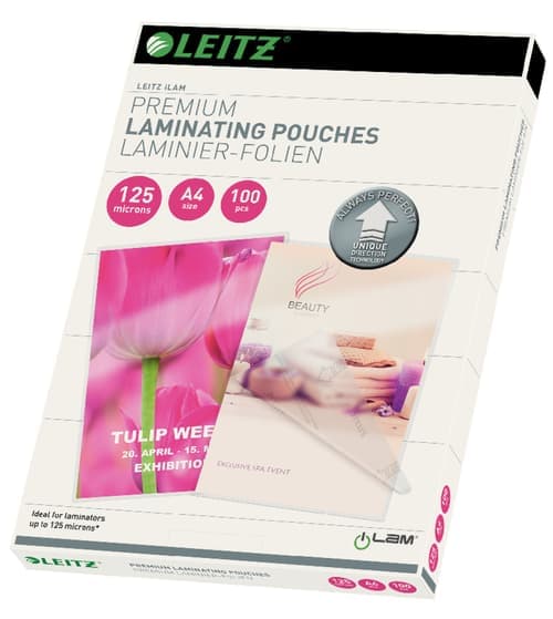 Leitz Laminointitasku Udt 125mic A4 100st – Leitz