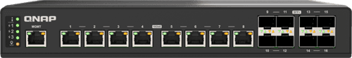 Qnap Qsw-im3216-8s8t Verkkokytkin Hallittu L2 10g Ethernet (100/1000/10000) Musta – QNAP