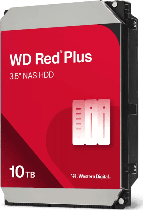 Wd Red Plus 10tb 3.5" 7200r/min Sata 6.0 Gbit/s Hdd – WD