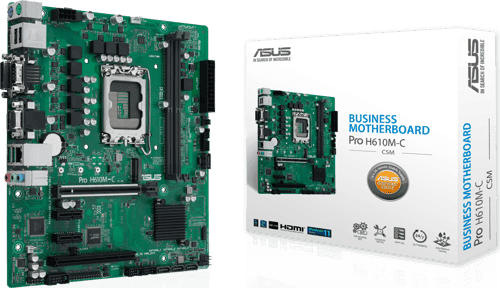 Asus Pro H610m-c-csm Intel H610 Lga 1700 Mikro Atx Lga 1700 Micro-atx – ASUS