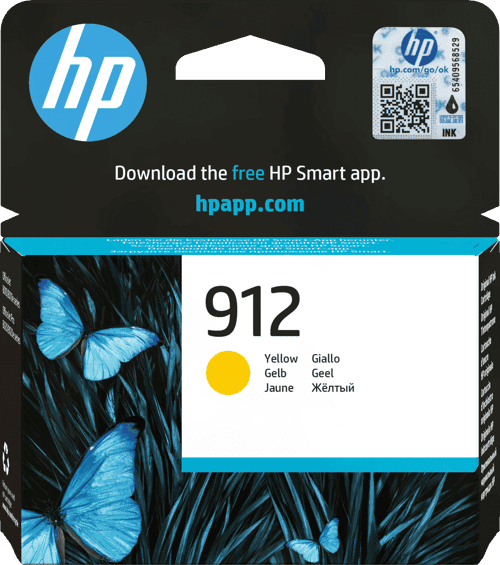 Hp Muste Keltainen 912 300 Pages - Officejet Pro 8022/8024/8025 – HP