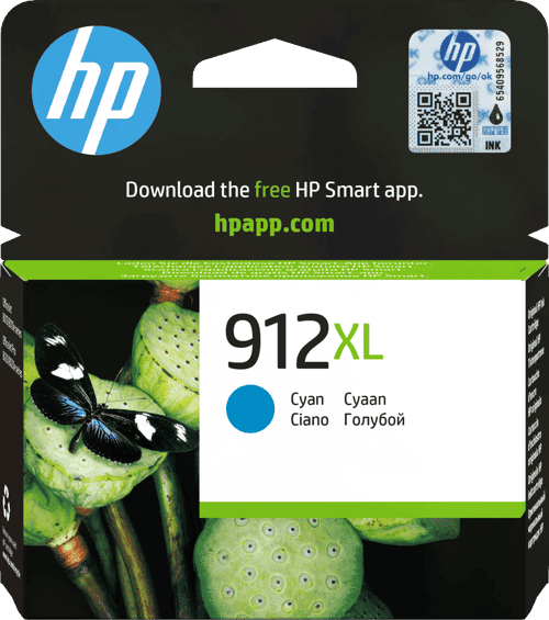 Hp Muste Syaani 912xl 825 Pages - Officejet Pro 8022/8024/8025 – HP
