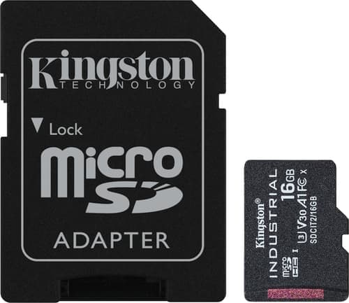 Kingston Technology Industrial 16 Gb Microsdhc Uhs-i Luokka 10 16gb Microsdhc Uhs-i – Kingston