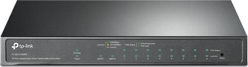 Tp-link Tl-sg1210mpe Verkkokytkin Hallittu L2 Gigabit Ethernet (10/100/1000) Power Over Ethernet -tuki Musta – TP-Link