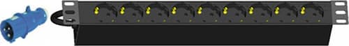 Direktronik Pdu 9 X Cee 7/3 - 1 X Iec 60309 16a 19" – Direktronik