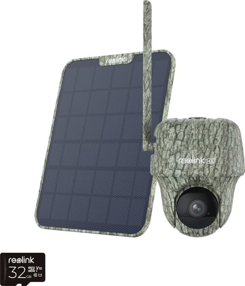 Reolink Go Ranger Pt 8mp 4g Ptz -ulkokamera + Aurinkopaneeli – Reolink