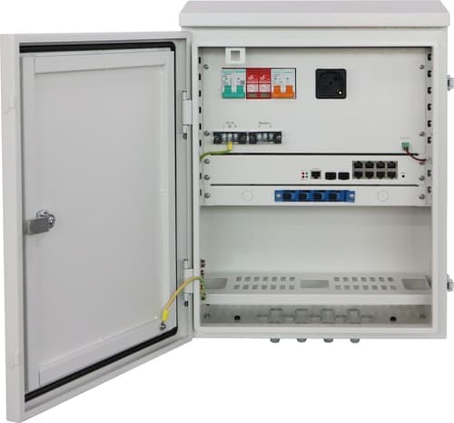 Ernitec Electra-m10-outdoor-ups Verkkokytkin Hallittu L2 Gigabit Ethernet (10/100/1000) Power Over Ethernet -tuki Harmaa – Ernitec