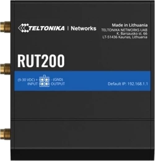 Teltonika Rut200 Industrial Wireless Lte Router – Teltonika