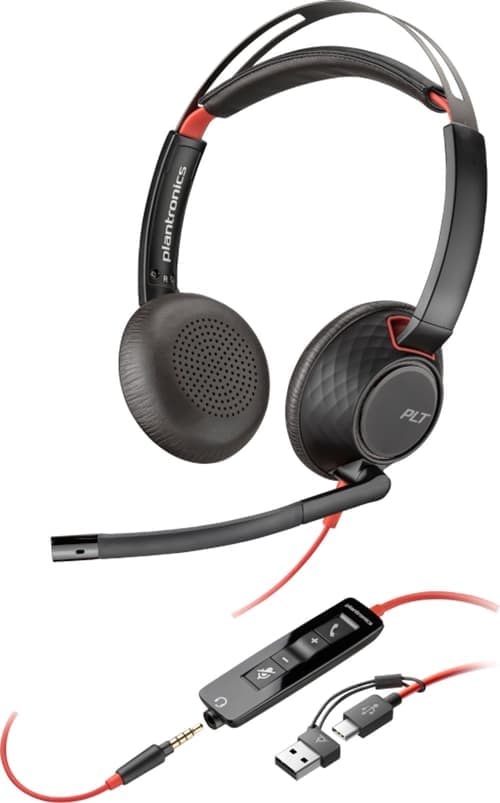 Hp Poly Bw 5220 Bulk Stereo Usb-c Musta, Punainen – HP