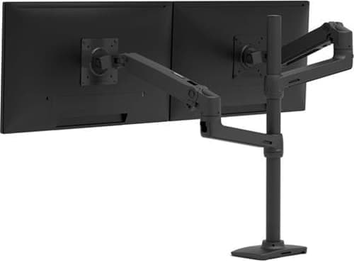 Ergotron Lx Series Lx Dual Stacking Arm, Tall Pole, Matte Black 101,6 Cm (40") Vastaanotto Musta – Ergotron