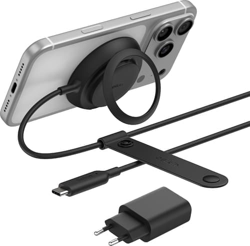 Belkin Ultracharge Magnetic Pad Qi2 25w With Kickstand 2m Musta – Belkin