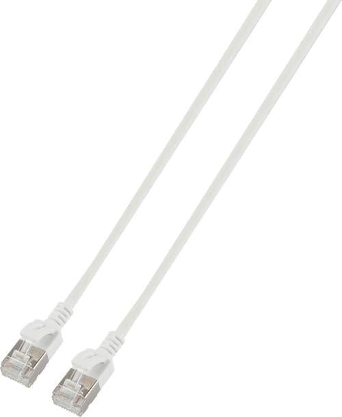 Prokord Slim Network Cable / Patch Cord Lszh Rj-45 Cat 6a 0.3m Valkoinen – Prokord