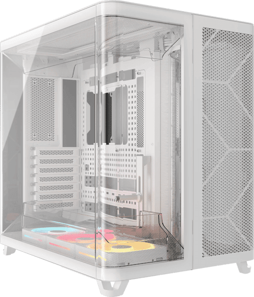 Corsair Air 5400 Lx-r Rgb Icue Link 3x Chamber Midi Tower Valkoinen – Corsair