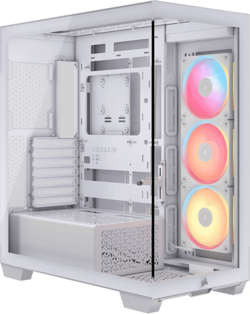 Corsair 3500x Lx-r Rgb Icue Link Tg Midi Tower Valkoinen – Corsair