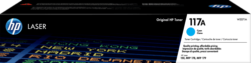 Hp Värikasetti Syaani 117a 700 Sivua - Cl 150a/150nw/178nw/179fnw – HP