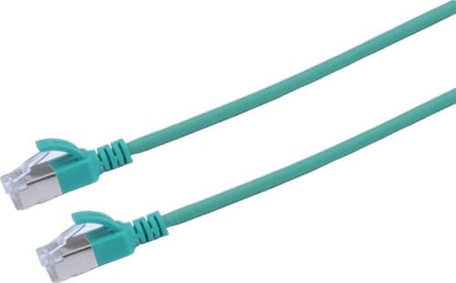 Prokord Tp-cable U/ftp Cat.6a Slim Lszh Rj45 0.3m Green Rj-45 Cat 6a 0.3m Vihreä – Prokord