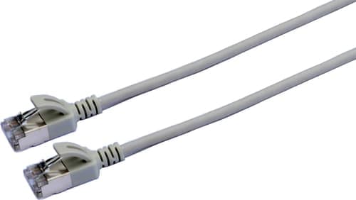 Prokord Tp-cable U/ftp Cat.6a Slim Lszh Rj45 0.5m Grey Rj-45 Cat 6a 0.5m Harmaa – Prokord
