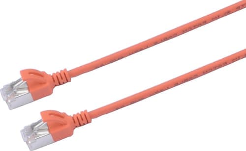 Prokord Tp-cable U/ftp Cat.6a Slim Lszh Rj45 0.3m Orange Rj-45 Cat 6a 0.3m Oranssi – Prokord