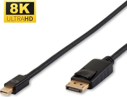Microconnect Mini Dp - Displayport 1.4 2m Displayport Mini Displayport Musta – Microconnect