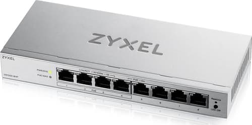 Zyxel Gs1200-8hpv3 Hallittu L2 Gigabit Ethernet (10/100/1000) Power Over Ethernet -tuki Työpöytä Harmaa – Zyxel